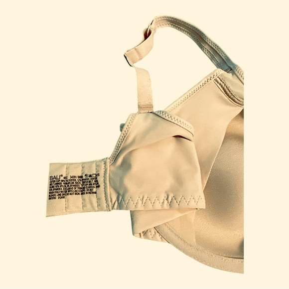 Bali One Smooth U Ultra Light T-Shirt Convertible Bra, Size 40C, NWT - Picture 5 of 5